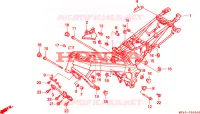 CADRE pour Honda NTV 650 50HP de 1997