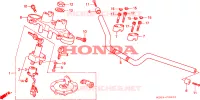 GUIDON   TE DE FOURCHE pour Honda NTV 650 50HP de 1997