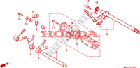 BARILLET   FOURCHETTE DE SELECTION pour Honda SHADOW 600 VLX DELUXE de 1997