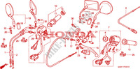 COMMUTATEUR/CABLE(2) pour Honda VLX SHADOW 600 2 TONE de 1999