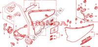 COUVERCLES LATERAUX pour Honda VT SHADOW 600 34HP de 1998
