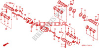 MARCHE(2) pour Honda VLX SHADOW 600 2 TONE de 1999