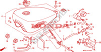 RESERVOIR A CARBURANT(1) pour Honda VT SHADOW 600 34HP de 1997