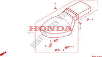 SIEGE(1) pour Honda SHADOW 600 VLX DELUXE de 1997
