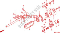 BARILLET DE SELECTION pour Honda PAN EUROPEAN ST 1100 de 1993