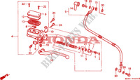 MAITRE CYLINDRE pour Honda PAN EUROPEAN ST 1100 de 1993