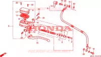 MAITRE CYLINDRE pour Honda PAN EUROPEAN ST 1100 POLICE de 2000