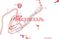 VASE D'EXPANSION pour Honda PAN EUROPEAN ST 1100 de 1993