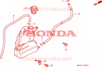 VASE D'EXPANSION pour Honda PAN EUROPEAN ST 1100 POLICE de 2000