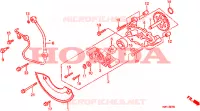 POMPE A HUILE pour Honda TRX 300 FOURTRAX 4X4 de 1991