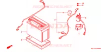 BATTERIE pour Honda TRX 200 FOURTRAX D de 1993