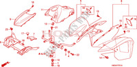 GARDE BOUE AVANT (TRX300EX'07,'08) pour Honda TRX 300 SPORTRAX EX de 2008