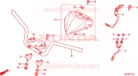 GUIDON (TRX300EX'07,'08) pour Honda TRX 300 SPORTRAX EX de 2007
