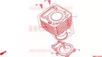 CYLINDRE pour Honda TRX 300 FOURTRAX de 1998