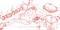 FILTRE A AIR pour Honda TRX 300 FOURTRAX de 1998