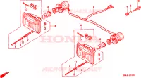 PHARE pour Honda TRX 300 FOURTRAX de 1998