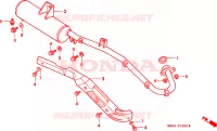 SILENCIEUX D'ECHAPPEMENT pour Honda TRX 300 FOURTRAX de 1998