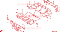 SUPPORT pour Honda TRX 300 FOURTRAX de 1998