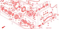 ARBRE PRIMAIRE AVANT pour Honda TRX 300 FOURTRAX 4X4 de 2000