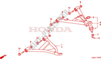BRAS AVANT(1) pour Honda TRX 300 FOURTRAX de 2000