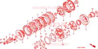 EMBRAYAGE pour Honda TRX 300 FOURTRAX de 2000