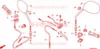 LEVIER DE GUIDON/COMMUTATEUR/CABLE(NHX110WHA) pour Honda LEAD 110 de 2012