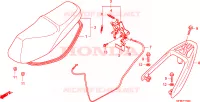 SELLE pour Honda LEAD 110 de 2012