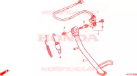 BEQUILLE pour Honda 125 VARADERO DE LUXE de 2010