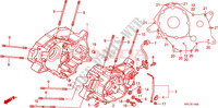 CARTER MOTEUR pour Honda 125 VARADERO de 2009