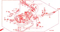 CORPS DE PAPILLON pour Honda 125 VARADERO DE LUXE de 2010