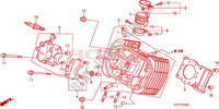 CULASSE DE CYLINDRE AVANT pour Honda 125 VARADERO DE LUXE de 2010