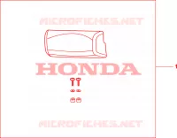 DOSSERET DE TOP CASE (LOW) pour Honda 125 VARADERO de 2009