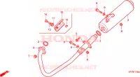 SILENCIEUX D'ECHAPPEMENT pour Honda CBF 250 de 2004