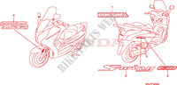 AUTOCOLLANTS pour Honda S WING 125 FES 2ED de 2011
