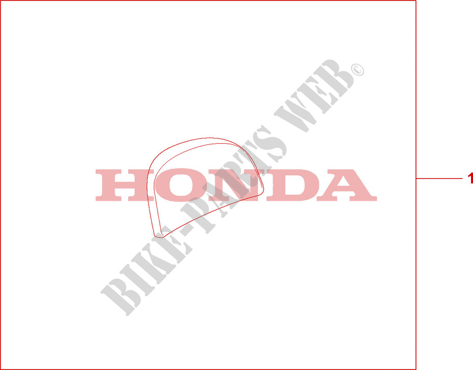 DOSSERET TOP CASE 35L pour Honda S WING 125 FES ABS de 2010