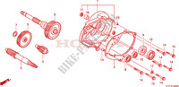 BOITE DE VITESSES pour Honda SH 125 R, REAR DRUM BRAKE de 2009