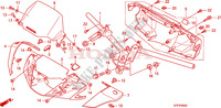 GUIDON   CARENAGE pour Honda SH 125 D REAR DRUM BRAKE de 2011