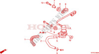 SOUPAPE D'ADMISSION pour Honda SH 125 D REAR DRUM BRAKE de 2011