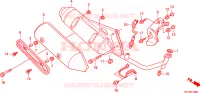 SILENCIEUX D'ECHAPPEMENT pour Honda SH 125 TOP CASE de 2011