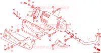 SILENCIEUX D'ECHAPPEMENT pour Honda SH 300 de 2011