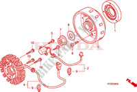 ALTERNATEUR pour Honda PES 125 INJECTION SPECIAL de 2010
