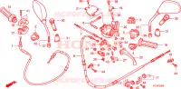 LEVIER DE GUIDON   CABLE   COMMODO pour Honda PES 150 INJECTION SPECIAL de 2009