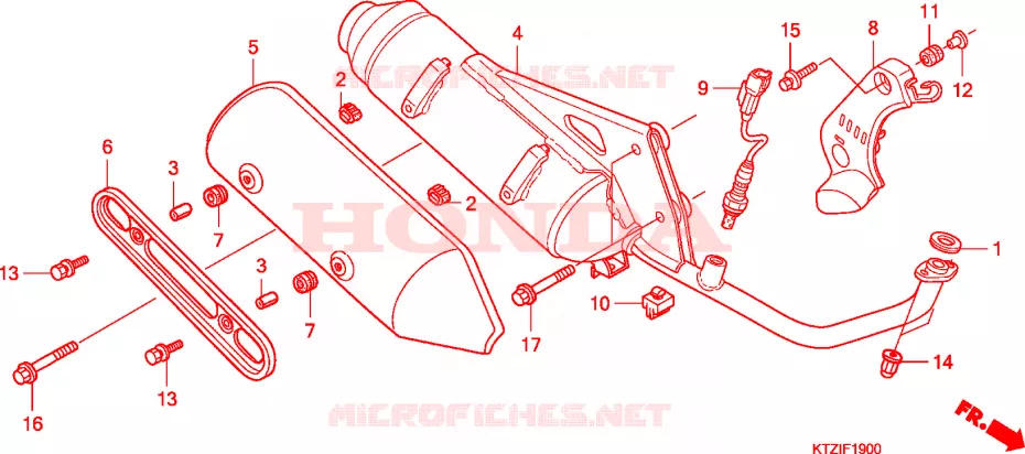 SILENCIEUX D'ECHAPPEMENT Honda SCOOTER 125 PES 2009  PES150R9