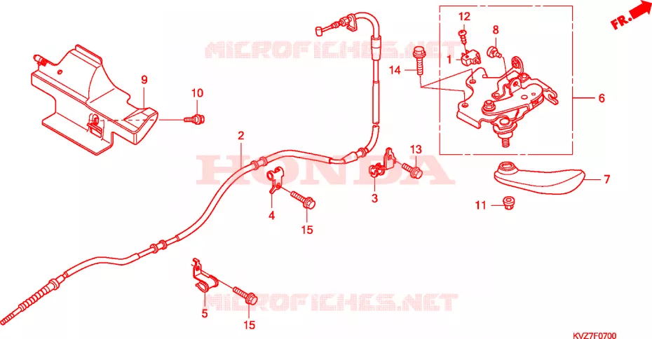 FREIN DE STATIONNEMENT Honda SCOOTER 250 REFLEX 2008  NSS250S8