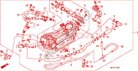 CORPS DE PAPILLON pour Honda XL 1000 VARADERO ABS RED de 2009