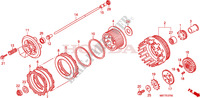 EMBRAYAGE pour Honda XL 1000 VARADERO ABS RED de 2009