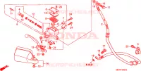 MAITRE CYLINDRE FREIN AV.(XL1000VA) pour Honda XL 1000 VARADERO ABS de 2009