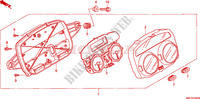 COMPTEUR pour Honda XL 1000 VARADERO ABS BLANCHE de 2011