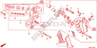 ETRIER DE FREIN AVANT(G.) pour Honda XL 1000 VARADERO ABS BLANCHE de 2011