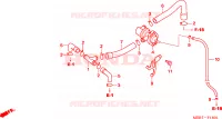 COMMANDE INJECTION D'AIR SOUPAPE(1) pour Honda CBF 600 NAKED ABS BI TONS de 2007